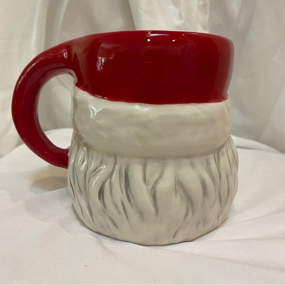 Blue Sky Clay Works Merry Christmas Santa Mug Set 2023 Winking Santa Cups Cocoa - Picture 3 of 8